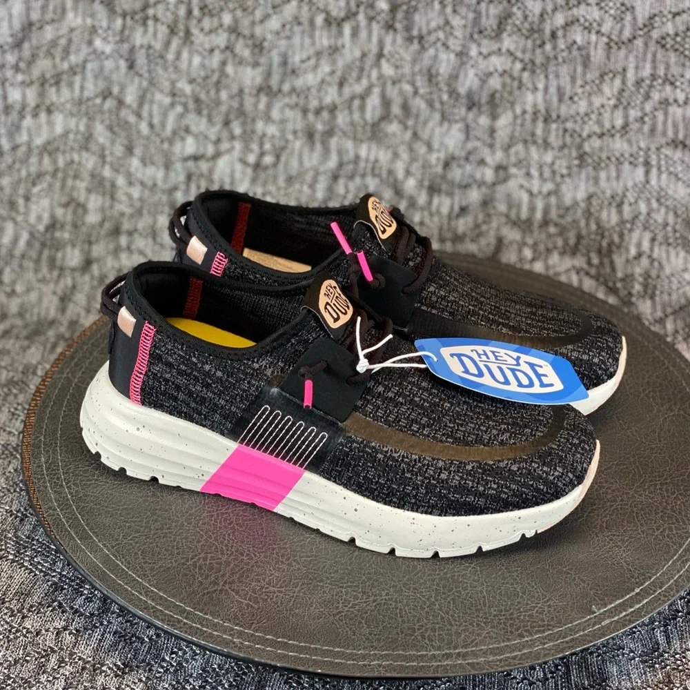Hey Dude Sirocco Sport Stripe Women's 7 - Picture 1 of 7